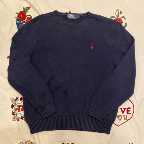 [USED] Ralph Lauren COTTON KNIT！