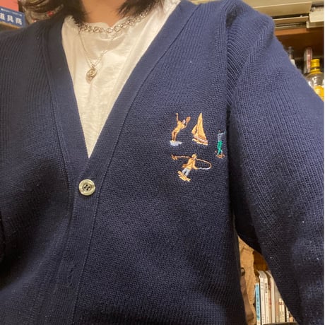 [USED] made in FRANCE!! ニットカーディガン