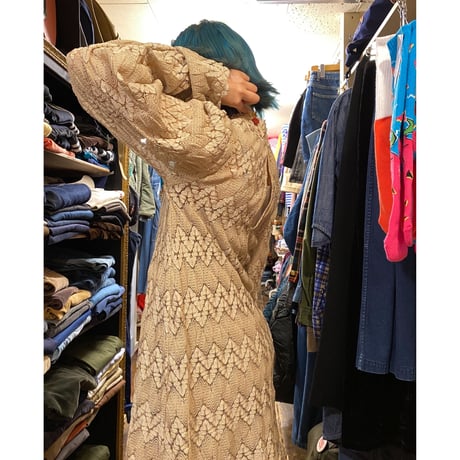 [USED] ヌーディーレースワンピ♡