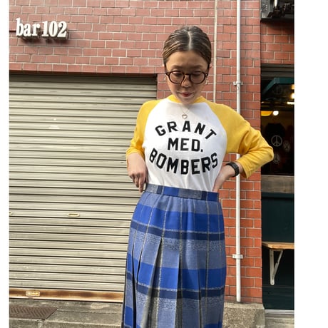 [USED] vintage プリントラグラン Tee💛