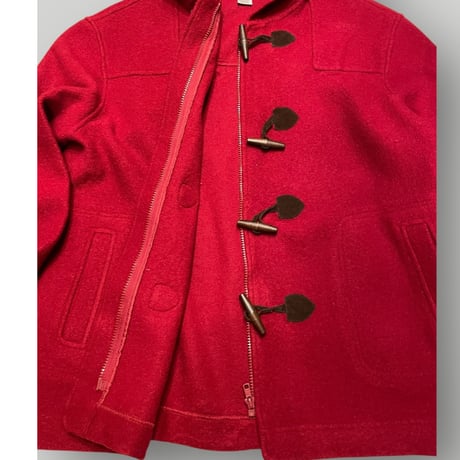 [USED] RED WooL ダッフルコート