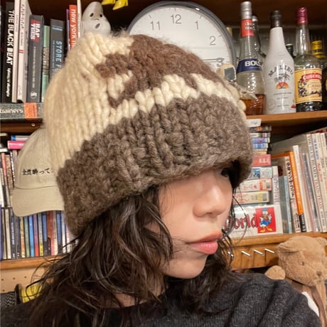 [USED] 大きめサイズ♡ CANADA ハンドニット帽