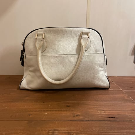 [USED] "agnes b." レザーボストンバッグ