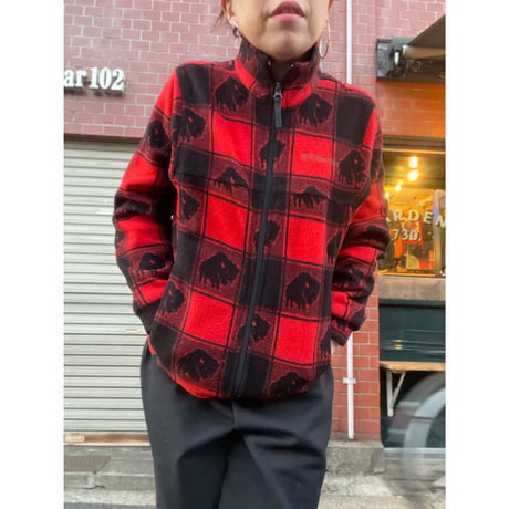 [USED] Columbia バッファロー柄フリース🦬JKT