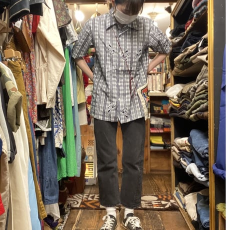[USED]"大鵬"大相撲 開襟シャツ
