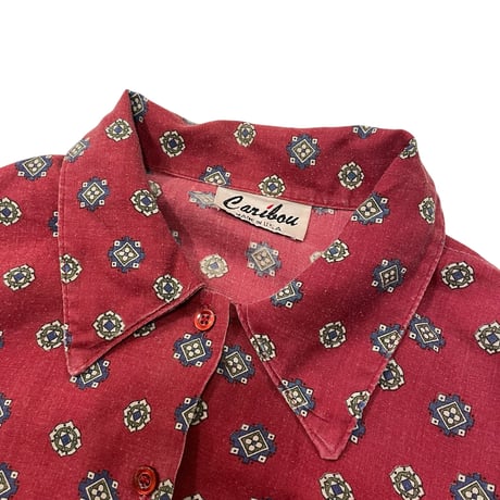 [USED] MEDALLION PRINT SHIRT