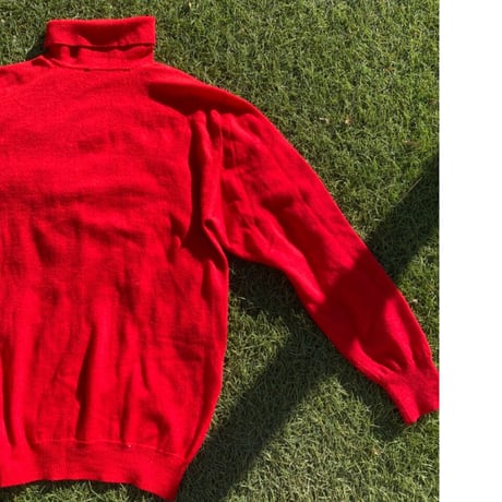 [USED] CASH WOOL❤️タートルニット
