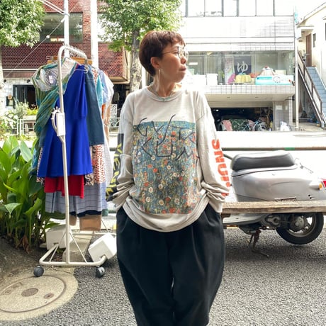 [USED] クリムト”flower Garden”プリントロンTee