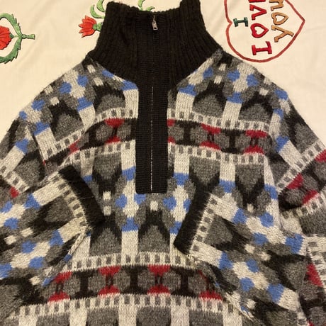 [USED] こっくり冬カラー🎿ハーフジップknit