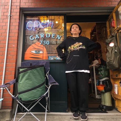[USED] プエルトリコ  イグアナ ロンTee
