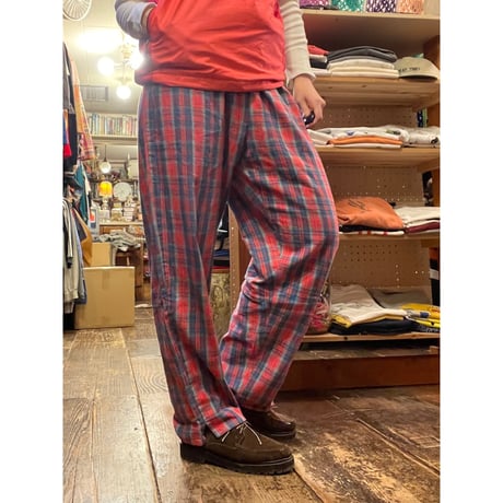 [USED] NEL CHECK  パジャマパンツ