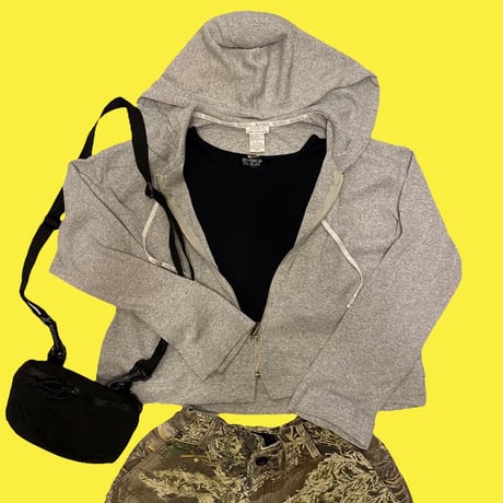 [USED] XOXO リブショート丈PARKA♡