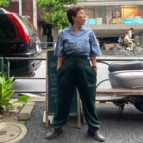 [USED]  vintage UNION made タックパンツ