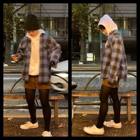 [USED] Heavyネルシャツ/ blue