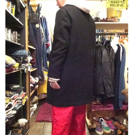 [USED] Black WOOLコート