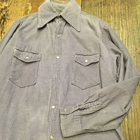 [USED] コーデュロイ ウェスタンシャツ