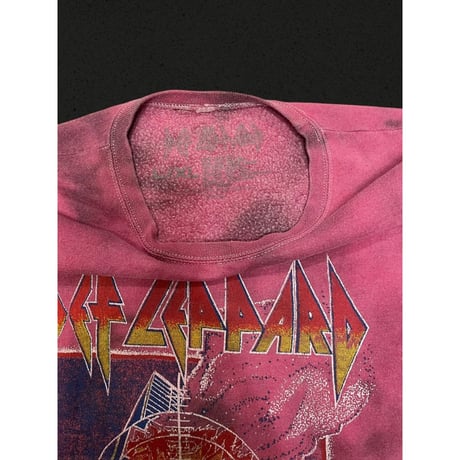 [USED] Def Leppard - 胸熱タイダイスウェット🖤