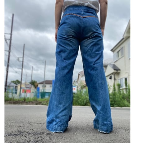 [USED] 80's フレアデニムパンツ W28 L29