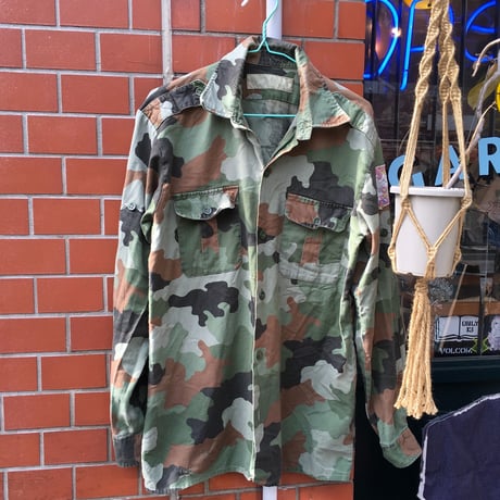[USED] EURO vintage CAMOシャツ