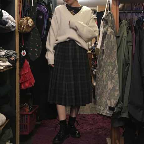 [USED]ゆるっと〜素敵なチェックスカート