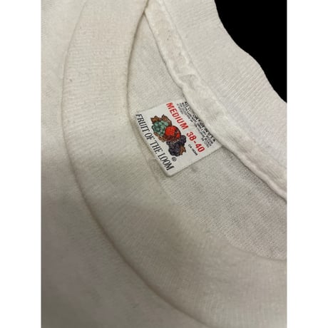 [USED]  80's FRUIT OF THE LOOM  白Tee