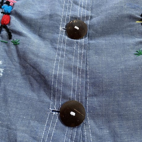 [USED] 手刺繍♡シャンブレー