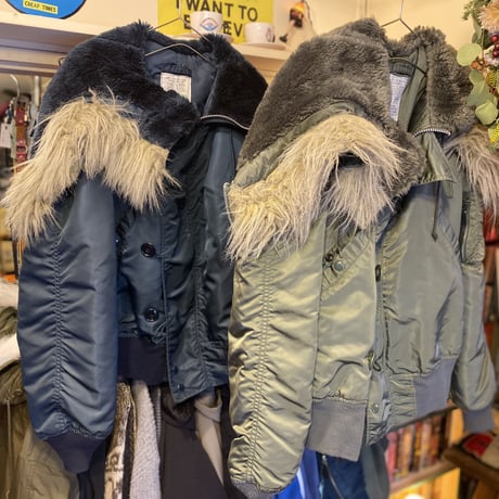 [USED]  OLD N-2B JKT made in USA. OLIVE