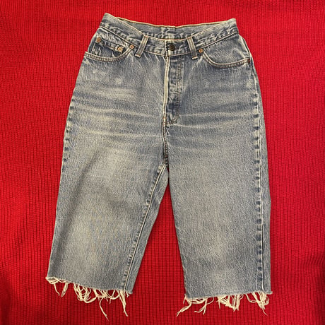 [USED] Levis 17501 CUTOFF DENIM / W28 USA