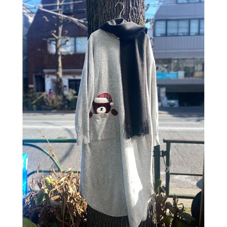 [USED] ひょっこりクマさん SWEATワンピース