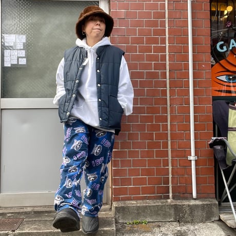 [USED] 総柄 パジャマパンツ