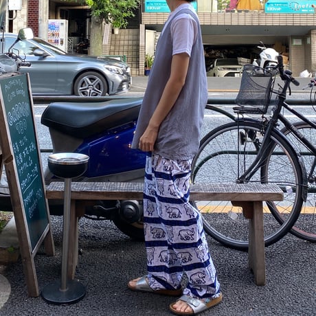 [USED] アフリカンバティック ゾウさんPANTS