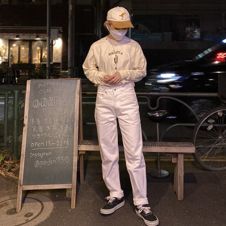 [USED] Levis 626 WHITE DENIM！