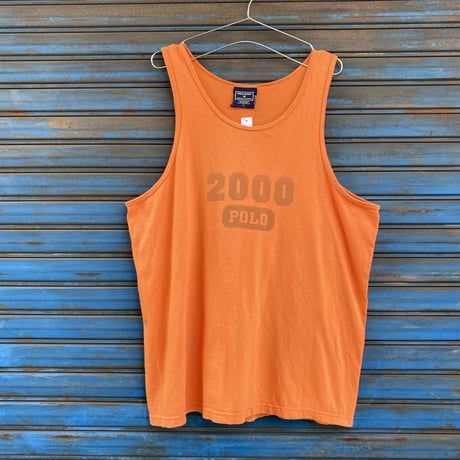 [USED] OLD "POLO SPORT"タンクトップ orange