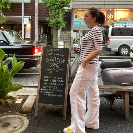 [USED] フレア LINEN PANTS