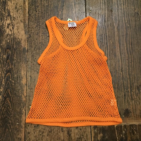 [USED] VIVID ORANGE! メッシュタンクトップ