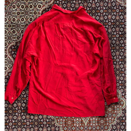 [USED] 真っ赤な❤️SILK SHIRTS