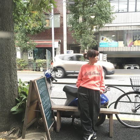 [USED] サーモンピンク の OLD SWEAT