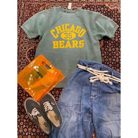 [USED] いい色 半袖SWEAT "CHICAGO BEARS"