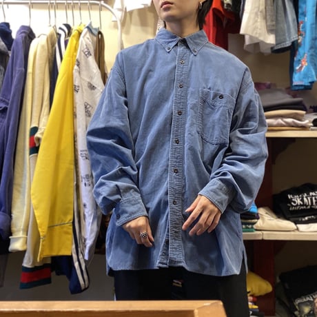 [USED] BLUEコーデュロイB.Dシャツ！