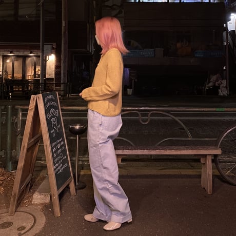 [USED] イイ色♡レースアップKNIT