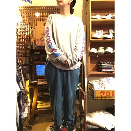 [USED] スエード調 イージーパンツ