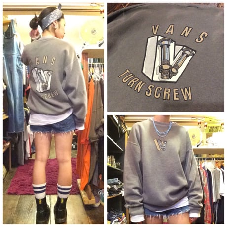 [USED] 90's 後期VANS SWEAT