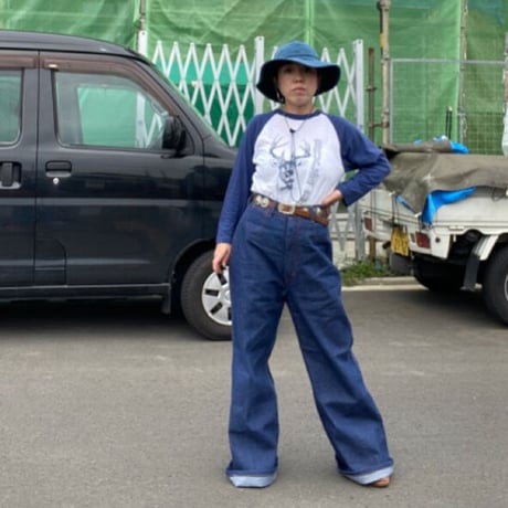 [USED] vintage ワイドデニムPANTS 💙