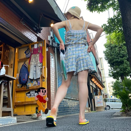 [USED] てろっとかわいいお花ロンパース