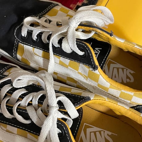 [USED] VANS old school イエロー チェッカー🍋 🏁