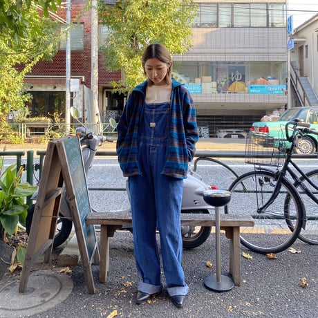 [USED] L.L.Bean  総柄ZIPフリース♡