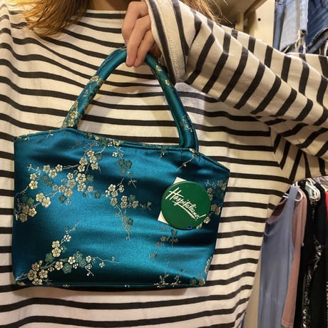 [USED] サテンCHINA ミニBAG❤️