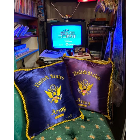 [VINTAGE] US ARMY スーベニアクッションカバー