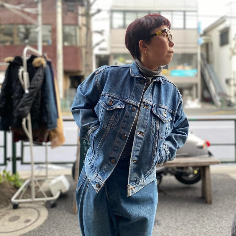 90s Levi's denim jacket 57508 ブラック Gジャン 1990's 90s Levi's 57508 ブラックデニムジャケット XXL