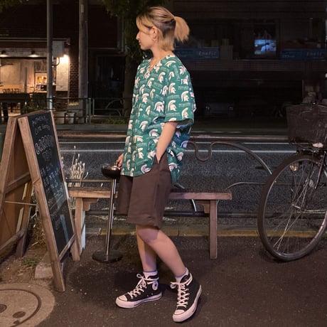 [USED] "MSU" SKIPPER SHIRT！
